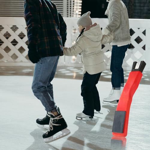 Ice Skate Sharpener - Double-Sided Whetstone with V-Shaped Blade