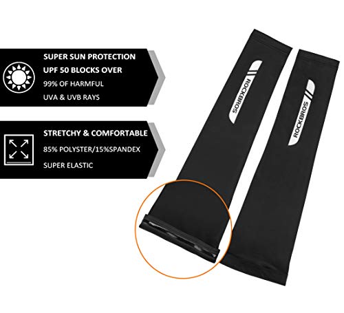 Sun Protection Arm Sleeves for Cooling - Large / White