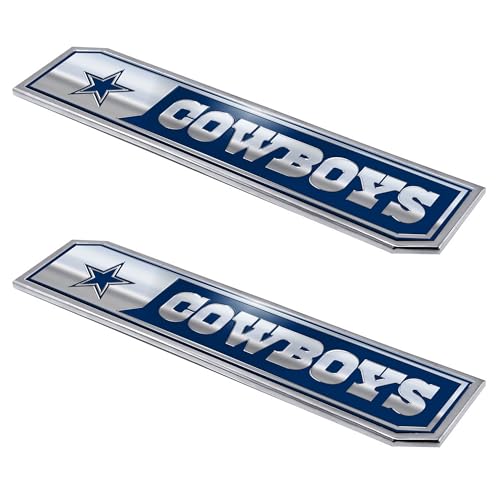 NFL Truck Emblem Set - Dallas Cowboys, 2-Pack, 1.75" x 8"