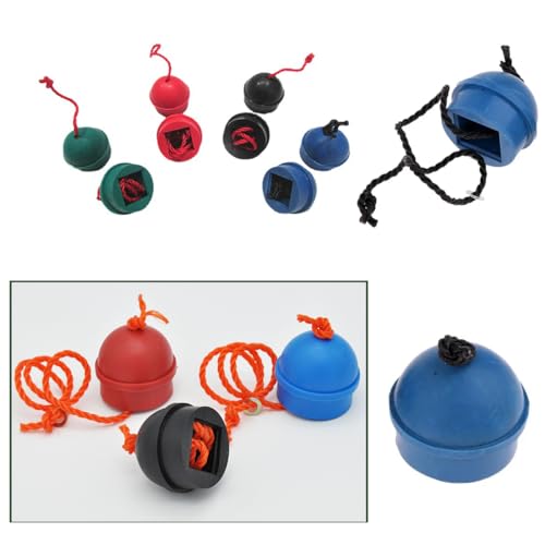 4-Pack Pool Chalk Holder with Cord - Rubber Chalk Organizer