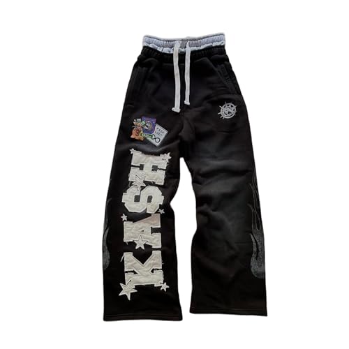 Grey Double Waisted Y2K Baggy Sweatpants - Medium, 2000s Style