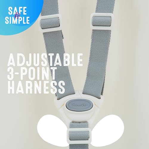Coconut Toddler Swing with 3-Point Safety Harness - Indoor/Outdoor Use