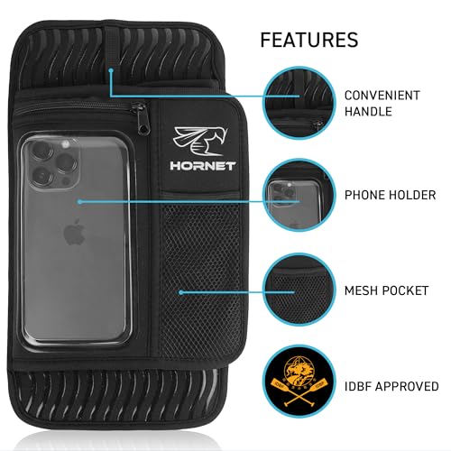 Hornet Watersports IDBF Approved Dragon Boat Seat Pad Black - Secure Strap & Storage Pockets