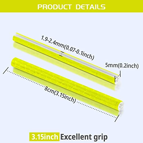 Bicycle Spoke Reflectors - 48Pcs Yellow for Night Riding