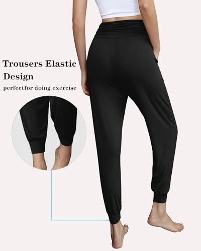 Loose Yoga Pants for Women with Pockets - Comfortable Fit