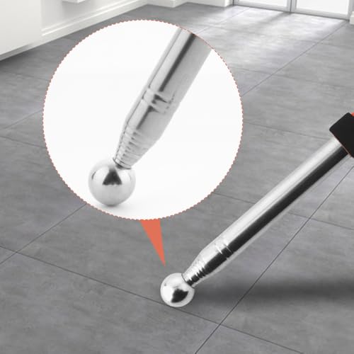 78.7 Inch Hollowing Drum Hammer Sound Detection Folding Stick, Upgraded Lengthen Telescopic Rod for House Decoration Inspection, Solid Ball Reinforcement Design Comes with Lanyard(200cm)