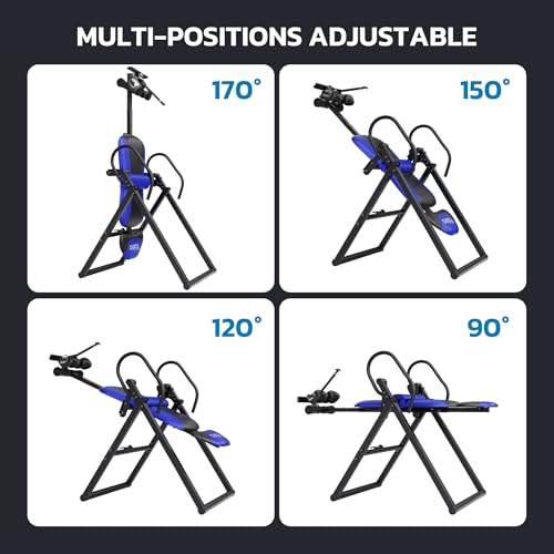 Inversion Table for Back Pain Relief - ITX320, Blue & Black