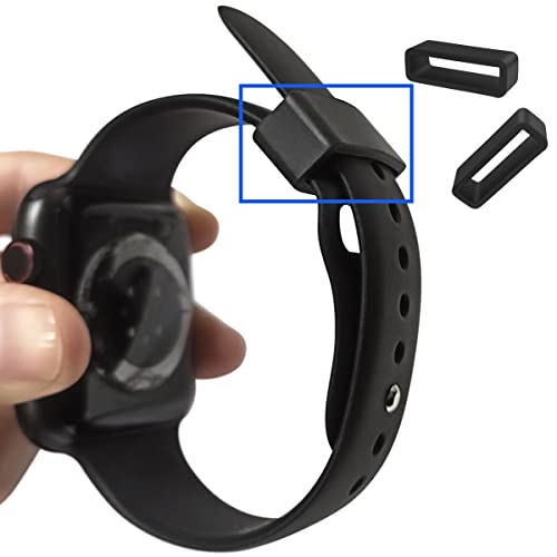 6-Piece Watch Band Loop Holder Keeper for Resin Belts