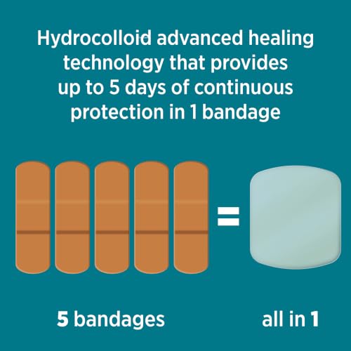 Band-Aid Pro Heal 5-Day Hydrocolloid Waterproof Bandages Jumbo 3 Ct