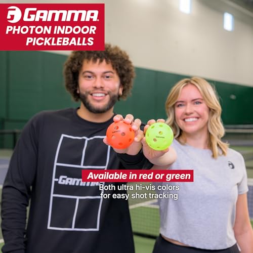 USAPA Approved Indoor Pickleballs - 3 Pack Red - Durable & High Visibility