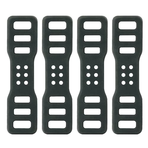 Silicone Bicycle Straps - 4 Pcs Durable Rubber Mounting Straps