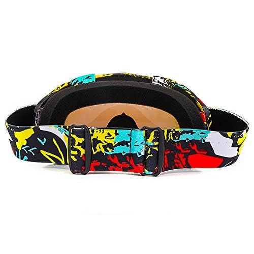 Zsling OTG Ski Snow Goggles Blue - UV Anti-Fog Protective Goggles for Men Women Youth