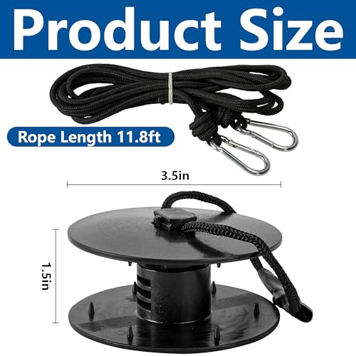 Shupakul Floating Water Mat Tether Kit with Grommet & Rope - Safety & Easy Install