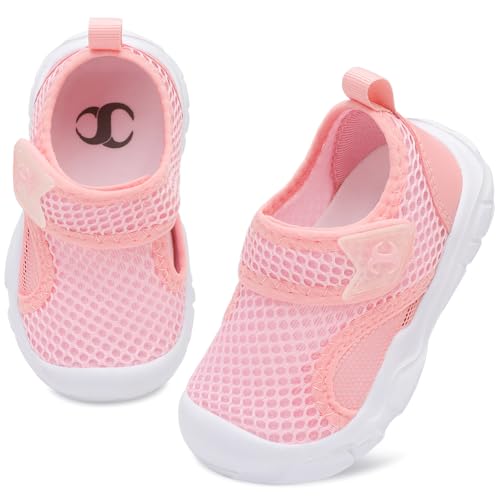 7 Toddler Water Shoes Pink - Quick-Dry Beach & Pool Sandals for Girls & Boys