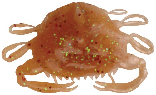 Saltwater Fishing Peeler Crab Soft Bait - Amber Glow 2"