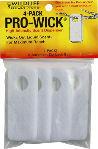 Pro-Wick Scent Dispensers - 4 Pack for Deer Attractants
