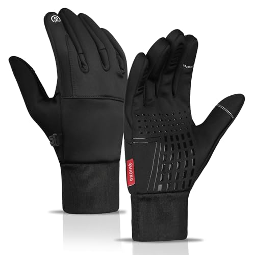 Sensitive Touchscreen Winter Gloves - Black, Small