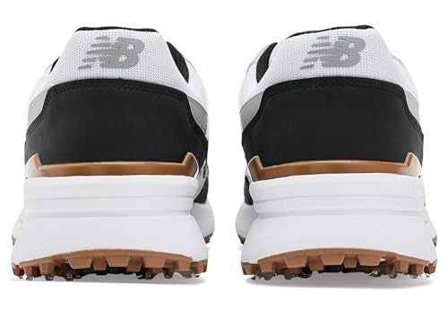 Men's 997 Golf Shoes - Lightweight All-Weather - Size 10 - White/Black