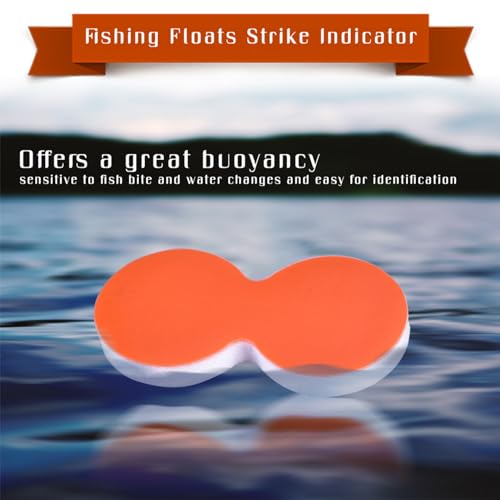 24 PCS EVA Fly Fishing Strike Indicators - Pinch-on Fishing Floats