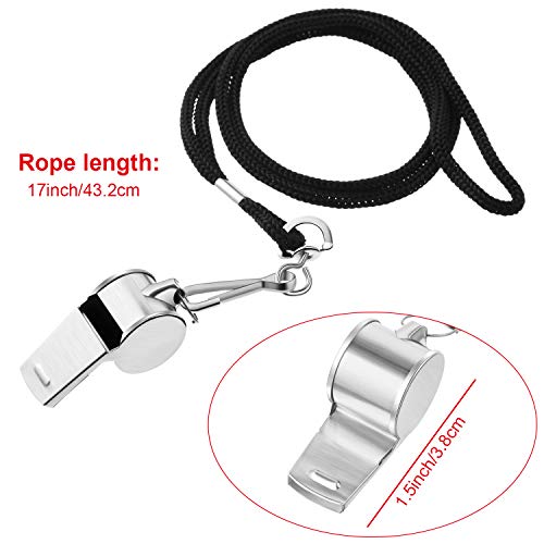 Referee Hat and Whistle Set with Lanyard - Black & White