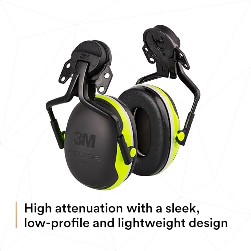 3M PELTOR Hearing Protection Earmuffs, X4 Series Noise Protection, Construction, Manufacturing, Assembly, Sanding