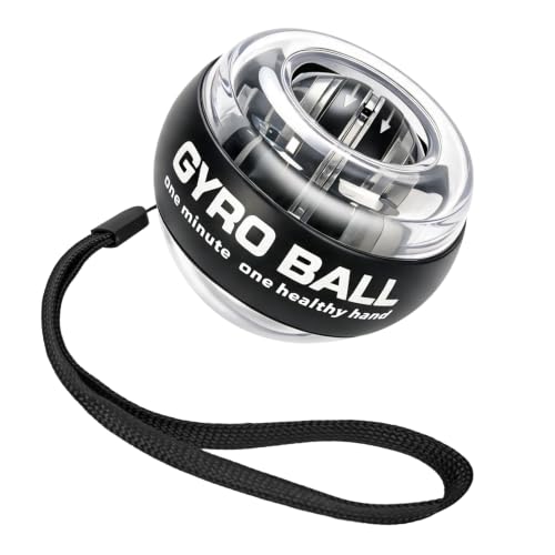 Gyroscopic Hand Exerciser with Color-Changing Light - 1-Pack