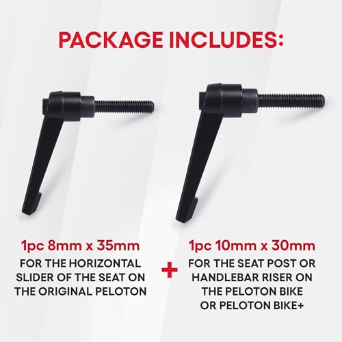 Peloton Seat & Handlebar Adjustment Handles Kit, 2-Pack
