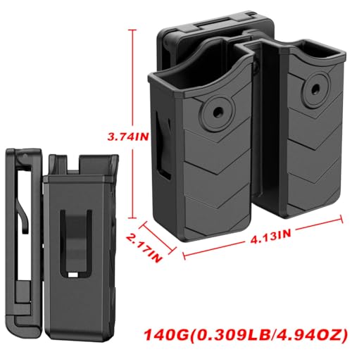 Universal Double Magazine Pouch - Adjustable Tactical Holster