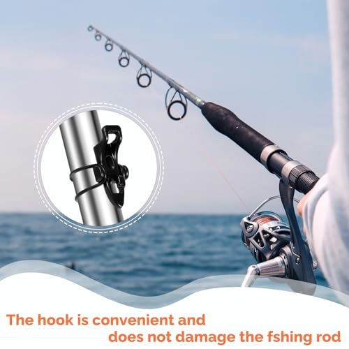 Fishing Hook Keeper Set - 6 PCS with 3 Sizes of O-Rings