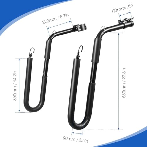 Adjustable Surfboard Rack Holder for Bicycles - Tool-Free Assembly