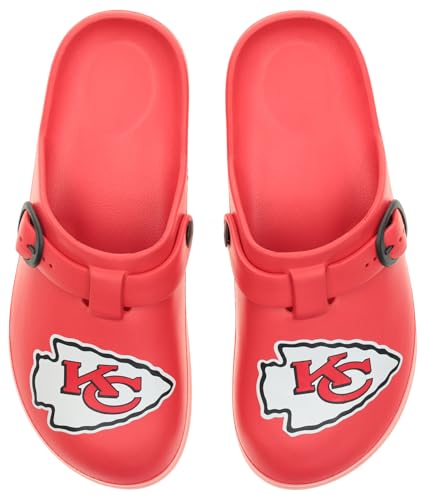 Open Back Buckle Clogs - Comfortable Slip-On Sandals for NFL Fans