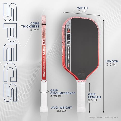 Pickleball Paddle - 16mm Raw Carbon Fiber, Enhanced Control & Power - Perseus