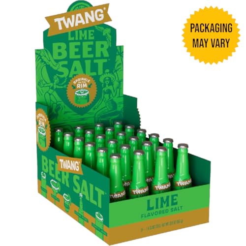 Twang Lime Beer Salt Seasoning 1.4oz Pack of 24 for Beer & Seltzers