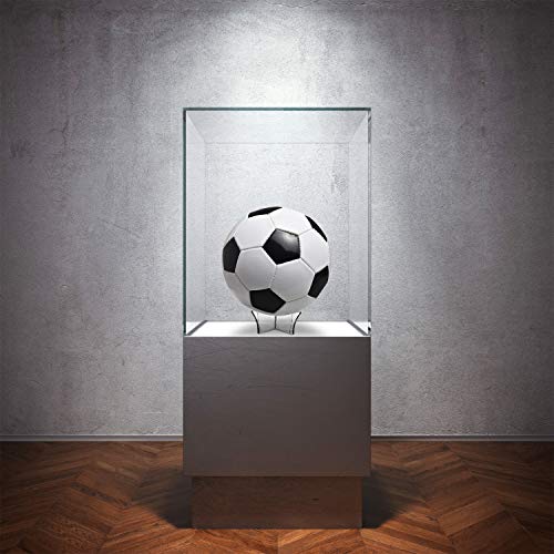 3-Piece Acrylic Basketball & Sports Ball Display Stand Set