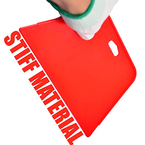 7.5 Inch Wallpaper Smoother Body Filler Spreaders Caulking Tool, Hard Card for Putties, Glazes, Paints, Pack of 3