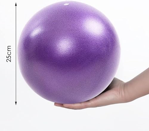 9-Inch Small Pilates Ball for Core Training & Yoga - Purple