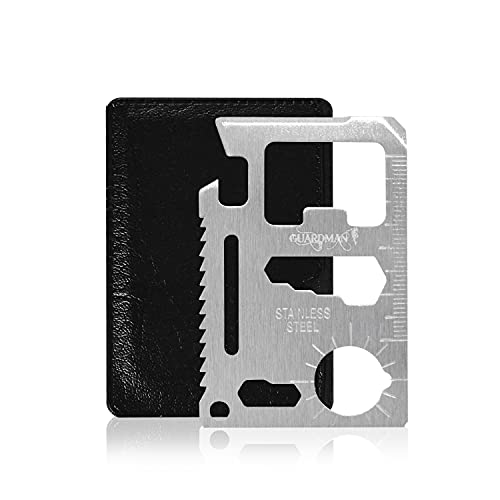 11-in-1 Survival Credit Card Multitool - Tactical Wallet Tool - Variation 1