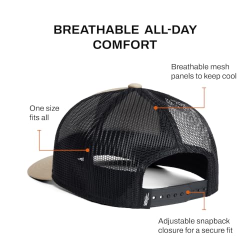 SITKA Hidden Optifade Mid Pro Trucker Hat - Oak Elevated II, Adjustable Snapback