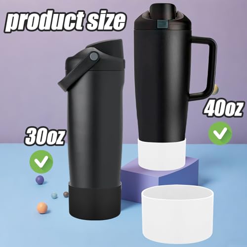 Silicone Protective Boots for Owala Bottles - Black & White