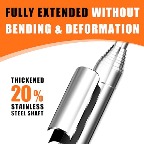 16.3Ft Stainless Steel Golf Ball Retriever with Grabber for Putter - BirdieBlast