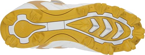CAMVAVSR Unisex Kids Baseball Cleats 13 Little Kid Gold Softball Shoes