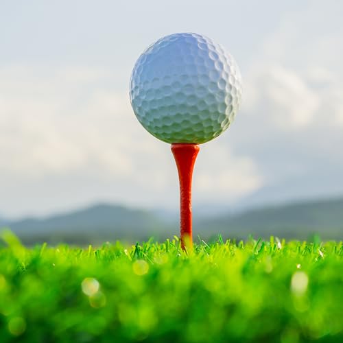 2 3/4-Inch Golf Tees - High Quality Wood - Red (100 Pack)