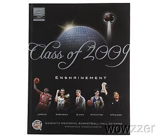 2009 NBA Hall of Fame Enshrinement Program - Michael Jordan Edition
