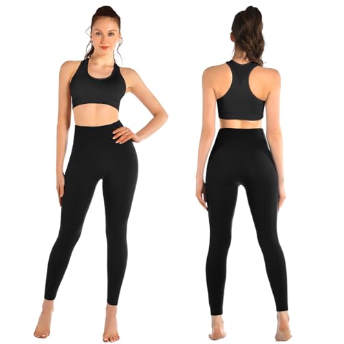 High Waisted Leggings for Women - Full Length, XX-Large, White