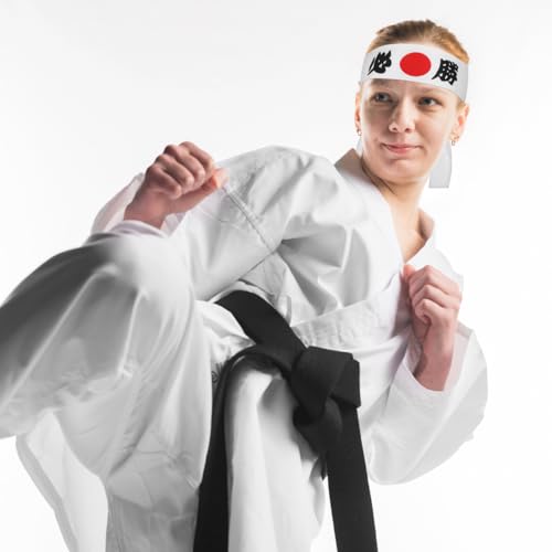Japanese Samurai Headband - Motivational Sweat-Wicking Hair Wrap