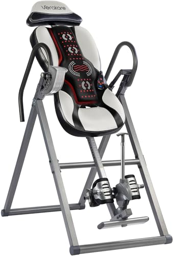 Advanced Heat and Massage Inversion Table for Back Relief