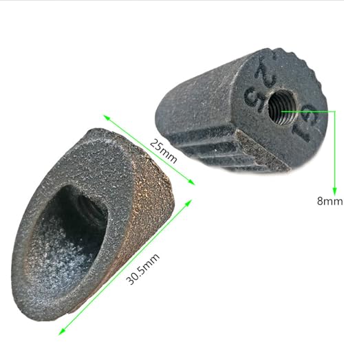 Bike Stem Wedge Nut Replacement Adapter - 4 Pack, M8 Thread