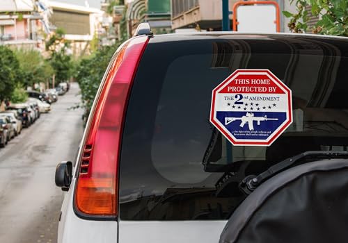 This Home is Protected by The 2nd Amendment Vinyl Decal Sticker