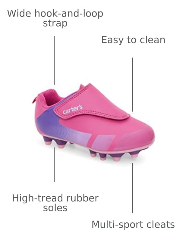 Carter's Fica Kids' Soccer Shoes - Toddler 8, Fuchsia