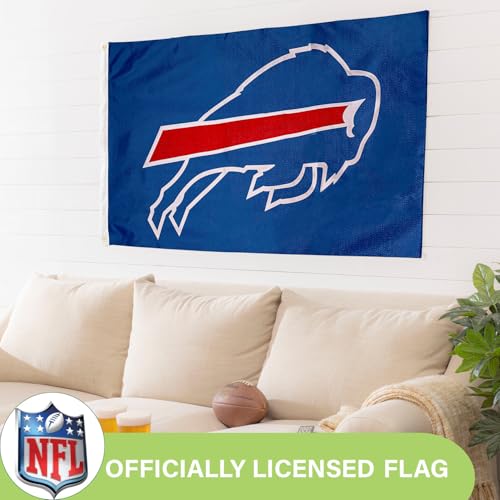 Buffalo Bills 3x5 Outdoor Flag with Grommets - Heavy Duty Durable Banner